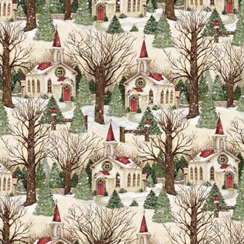 Christmas country church