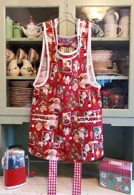 Grandma apron in Santa Claus